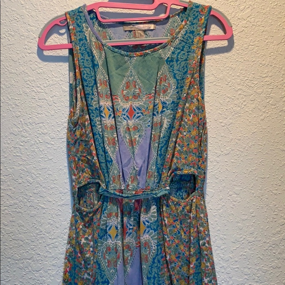 Printed maxi dress